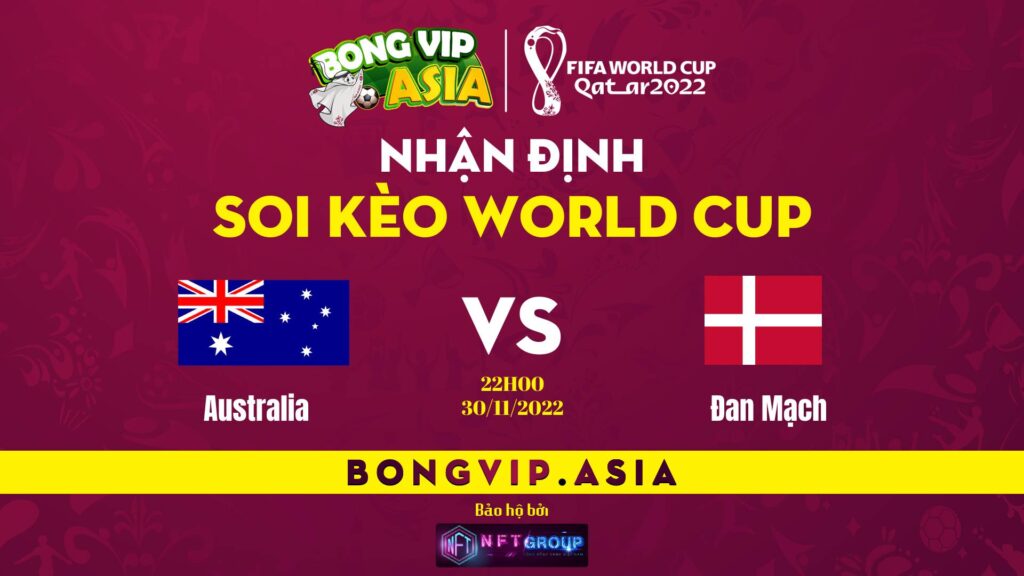 Soi kèo Bongvip Australia vs Đan Mạch