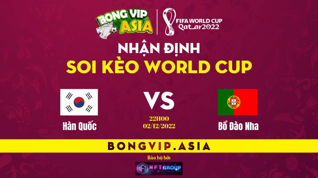 Soi kèo Bongvip Hàn Quốc vs Bồ Đào Nha