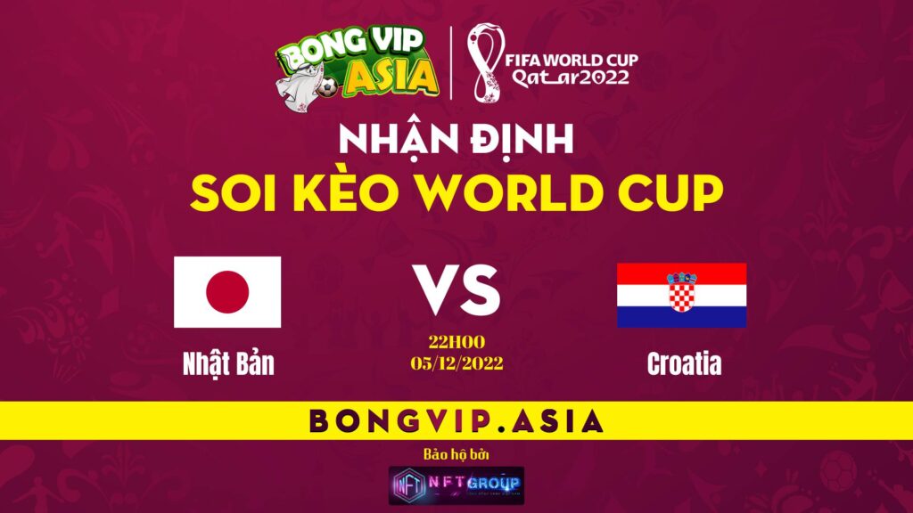 Soi kèo Bongvip Nhật Bản vs Croatia